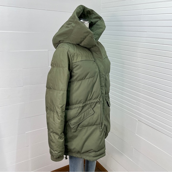 Adidas Neo Hooded Green Puffer - Picture 2 of 10